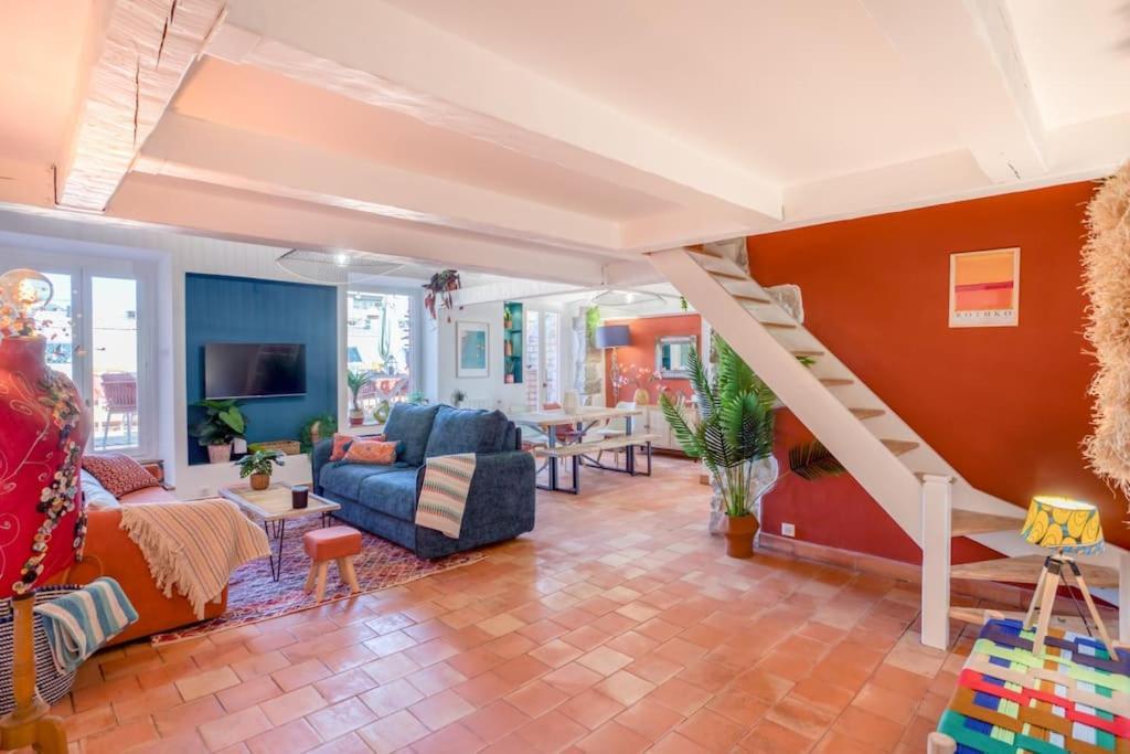 #48 Suite Jean Top Floor Terrace 5Min Walk Sea Ac Nisa Exterior foto