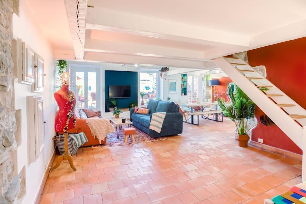 #48 Suite Jean Top Floor Terrace 5Min Walk Sea Ac Nisa Exterior foto