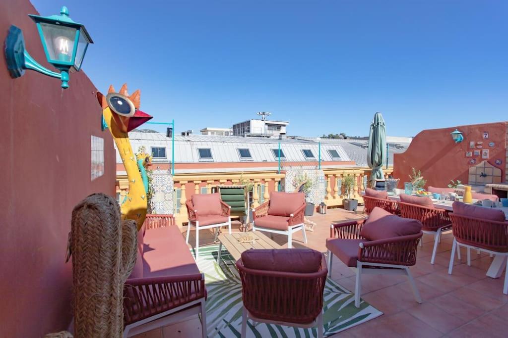 #48 Suite Jean Top Floor Terrace 5Min Walk Sea Ac Nisa Exterior foto