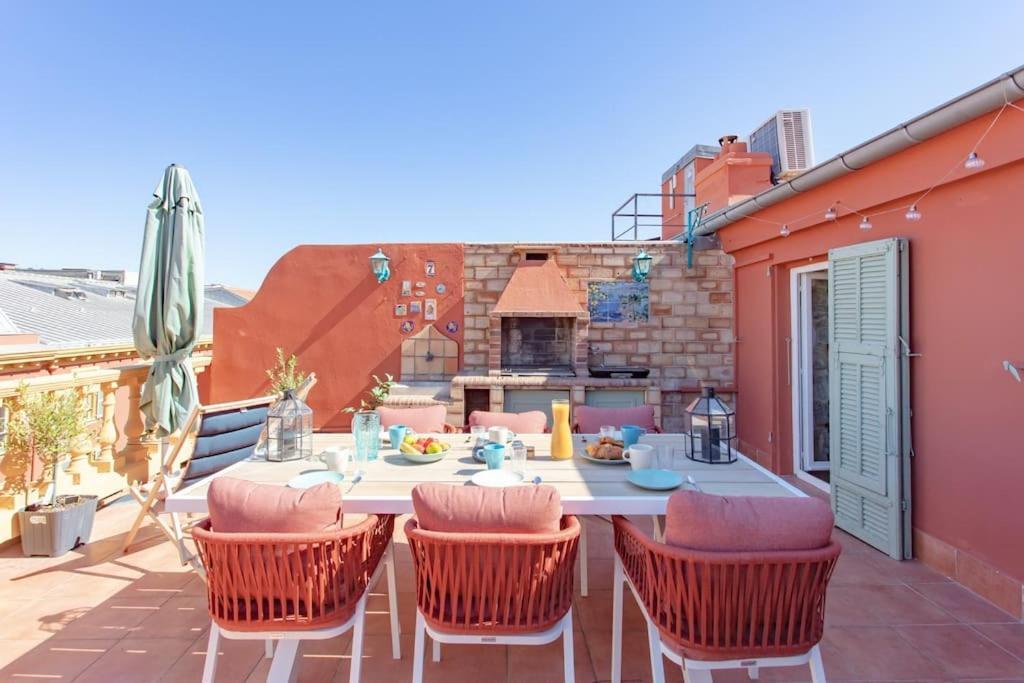 #48 Suite Jean Top Floor Terrace 5Min Walk Sea Ac Nisa Exterior foto