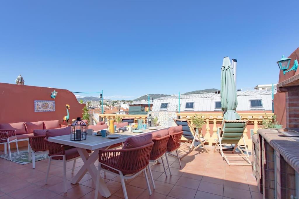 #48 Suite Jean Top Floor Terrace 5Min Walk Sea Ac Nisa Exterior foto